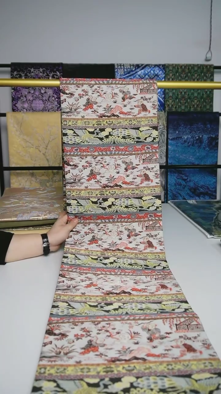 【闪购商品】织绣织锦79全通绍钯童子嬉戏