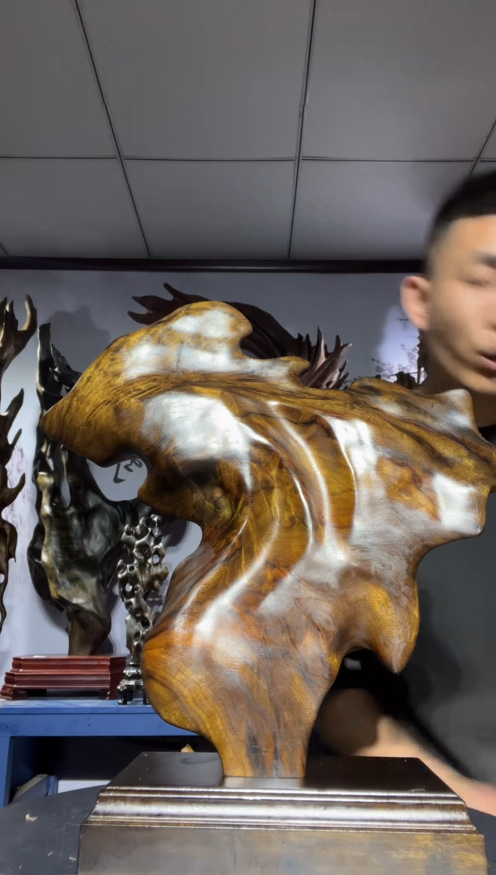 金丝楠木雕款用****5金丝楠木工艺品摆件