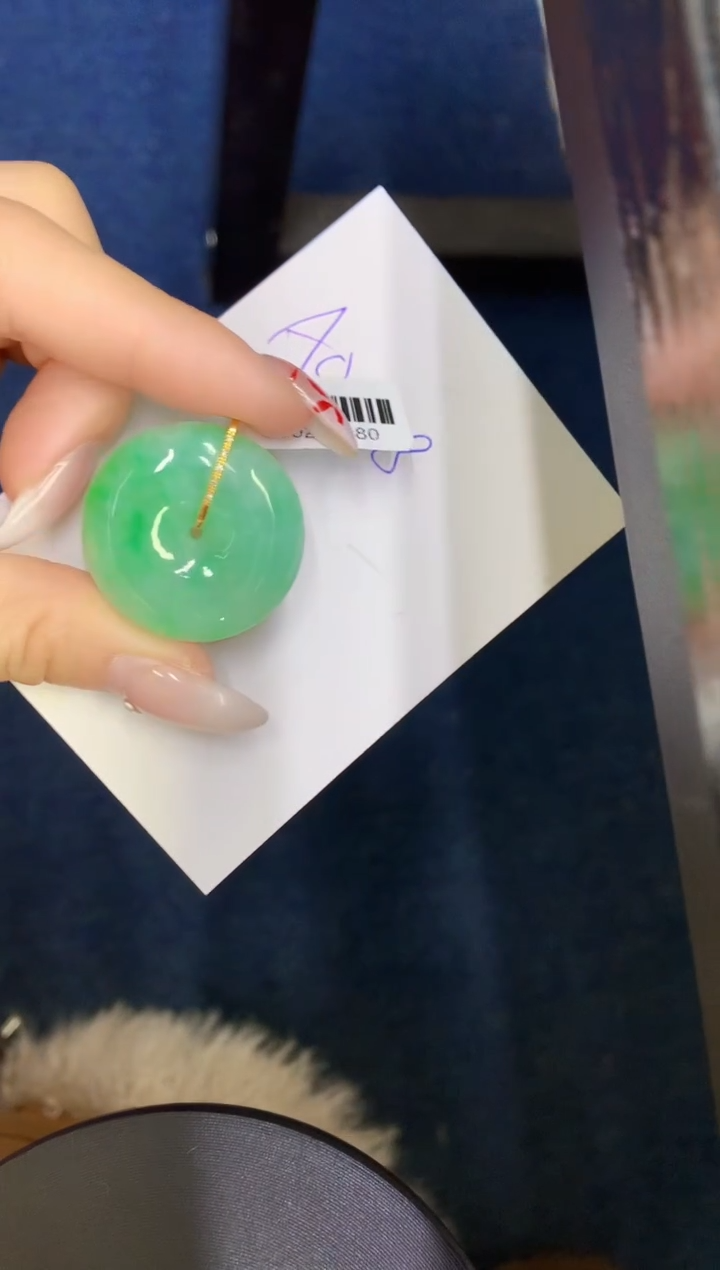 【闪购商品】翡翠颈饰18K金镶嵌0000000000