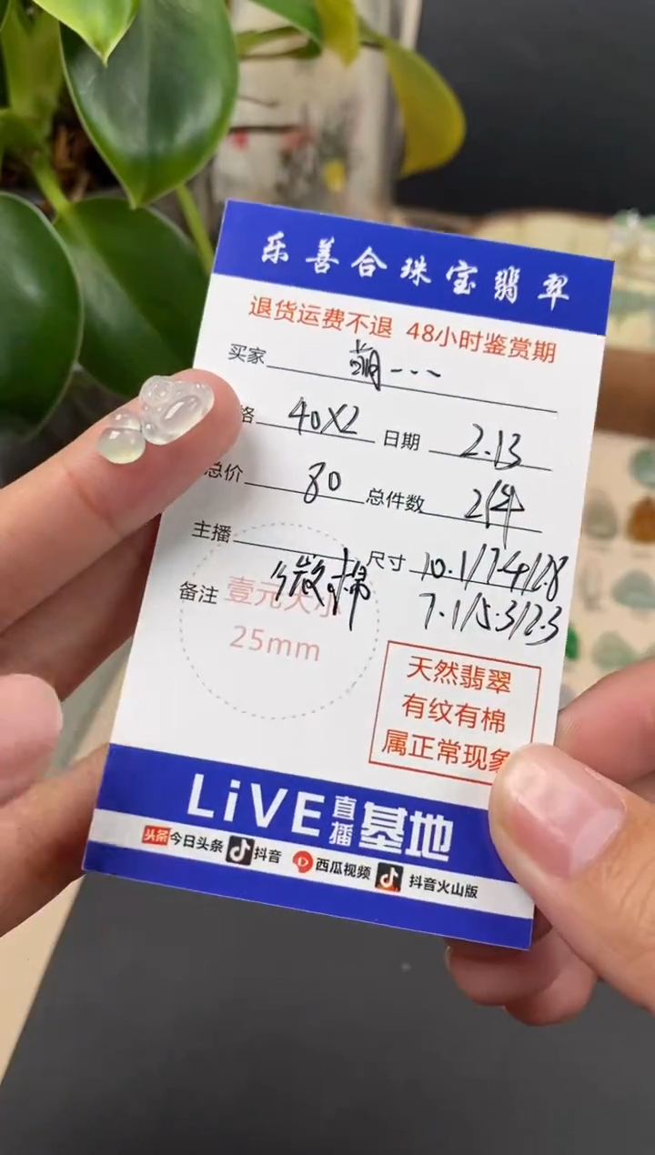 【闪购商品】翡翠颈饰未镶嵌翡翠冰种裸石