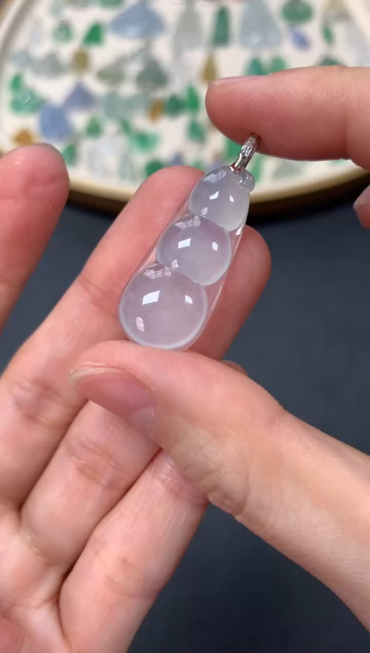 【闪购商品】翡翠吊坠(不含链)18K金镶嵌2500