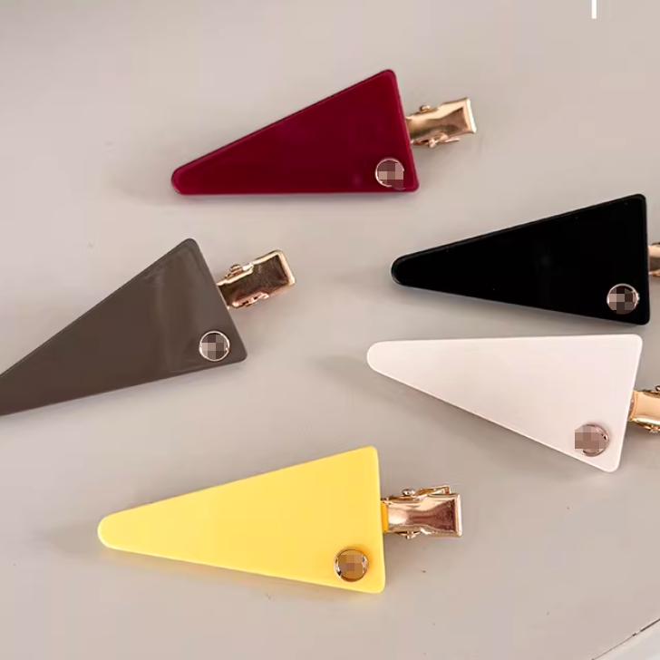 【揽季】【三角夹】小依家时尚韩系百搭彩色三角夹