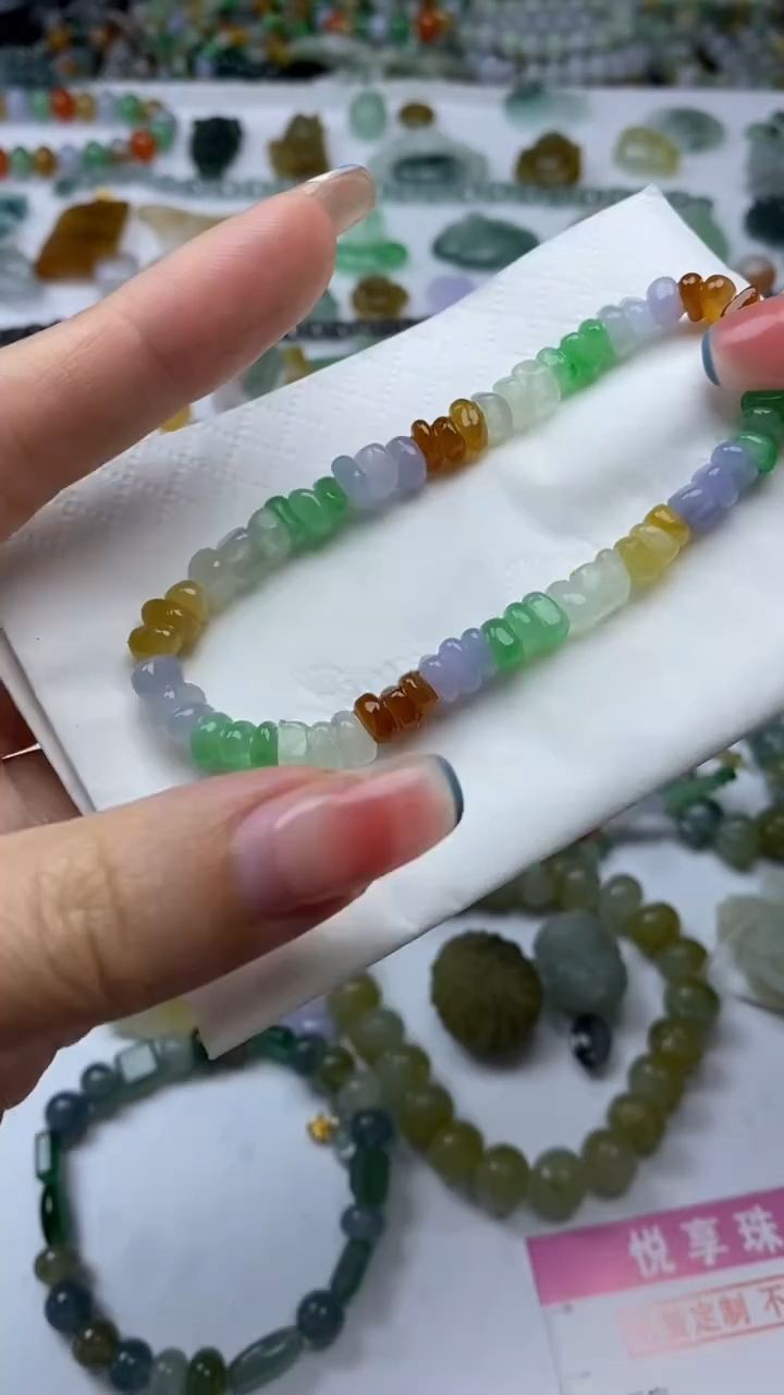 未镶嵌定制翡翠毛货定制不退不换