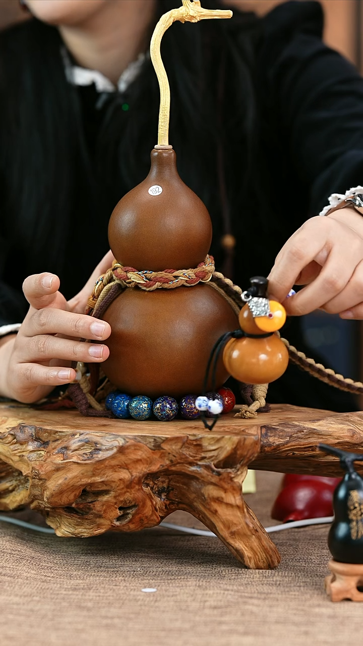 【闪购商品】192—光岳葫天然大漆酒葫芦不含漆珠