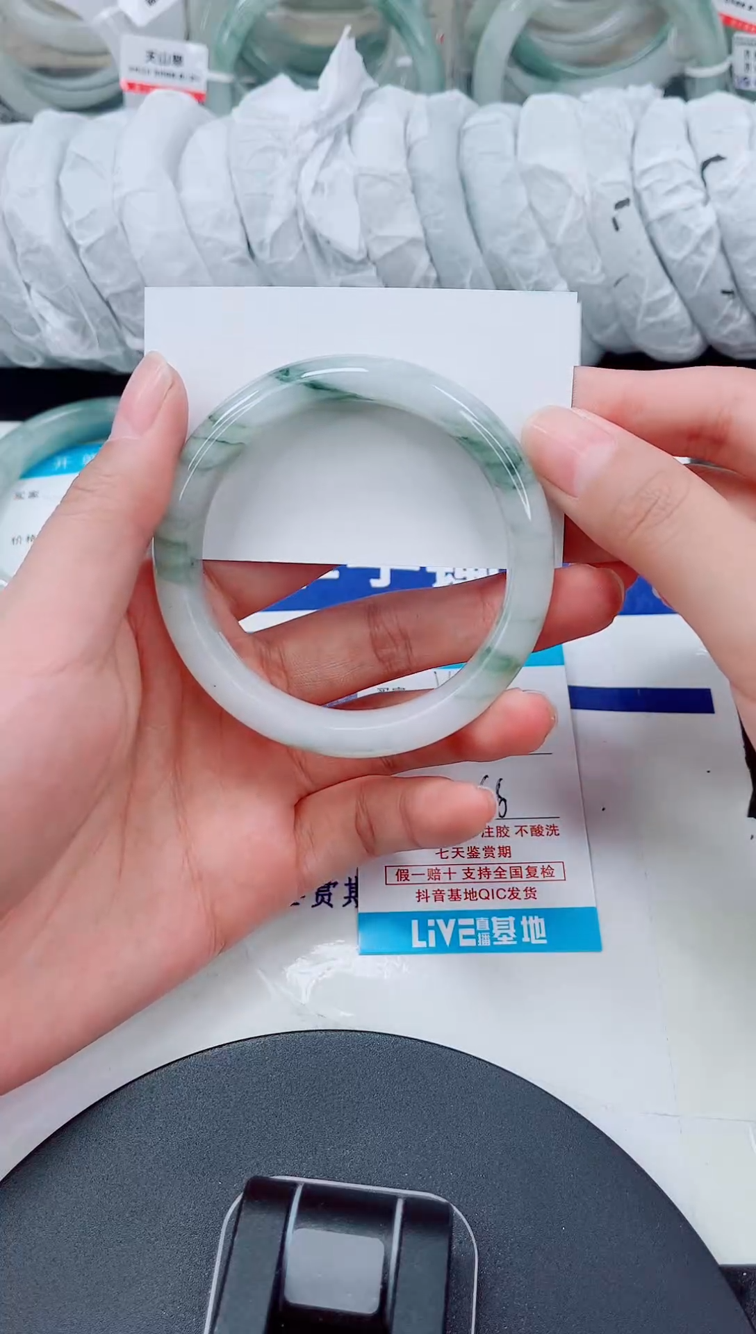 未镶嵌手镯石英质玉110-55/56