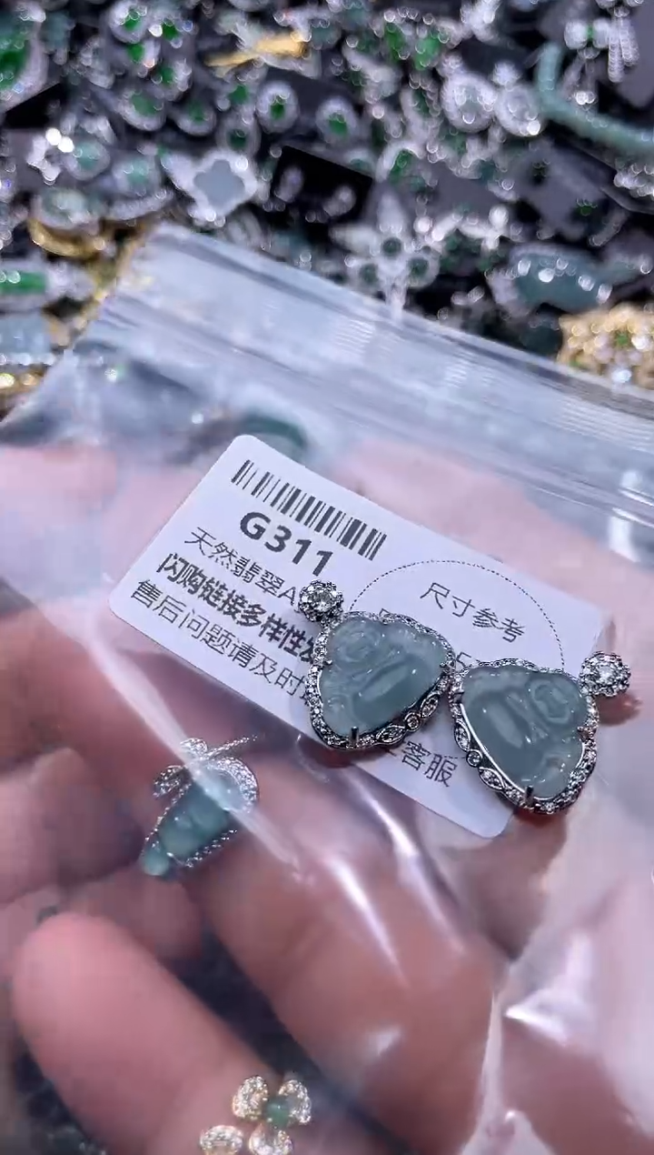 【闪购商品】翡翠颈饰未镶嵌G311多样性发其一