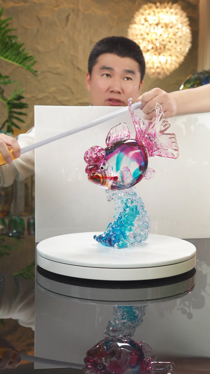 【闪购商品】摆件设计款金鱼摆件