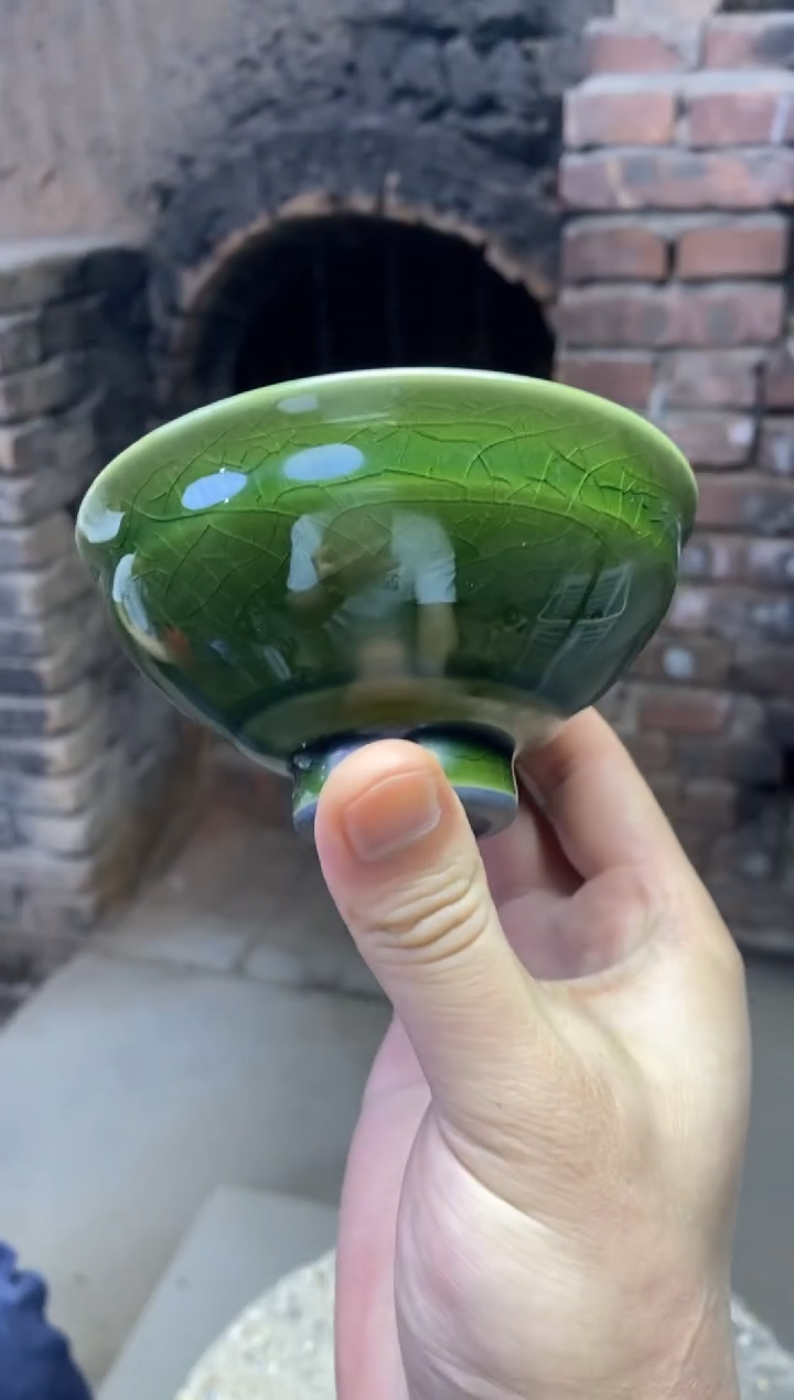 茶盏建盏主人杯 官帽玉子帝王绿