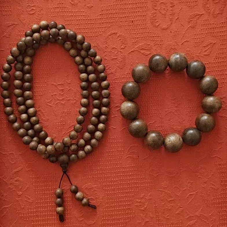 ZJX18G+JX16G沉香手串1.8cm+沉香木手串108颗0.8CM（多样性发货）