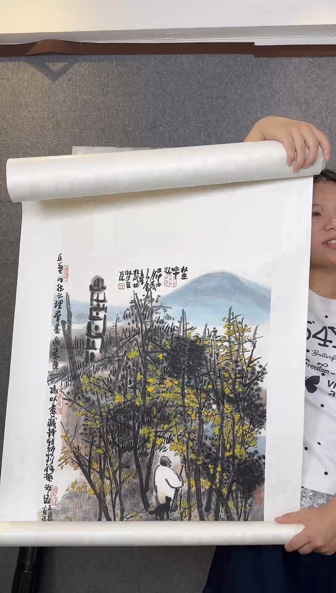 书法印****居老师手绘作品