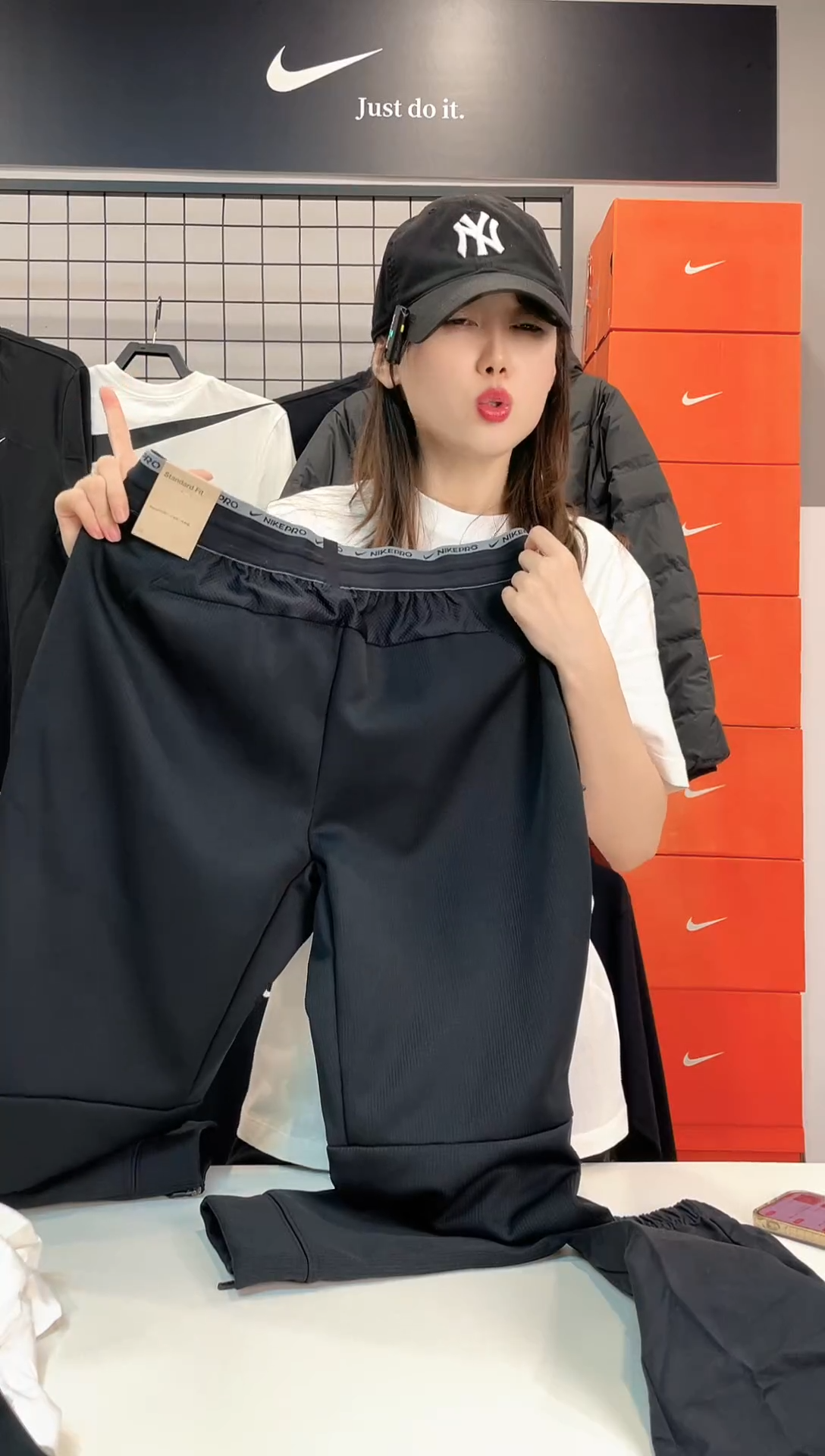 23 华夫格子长裤XXL码 180-200斤