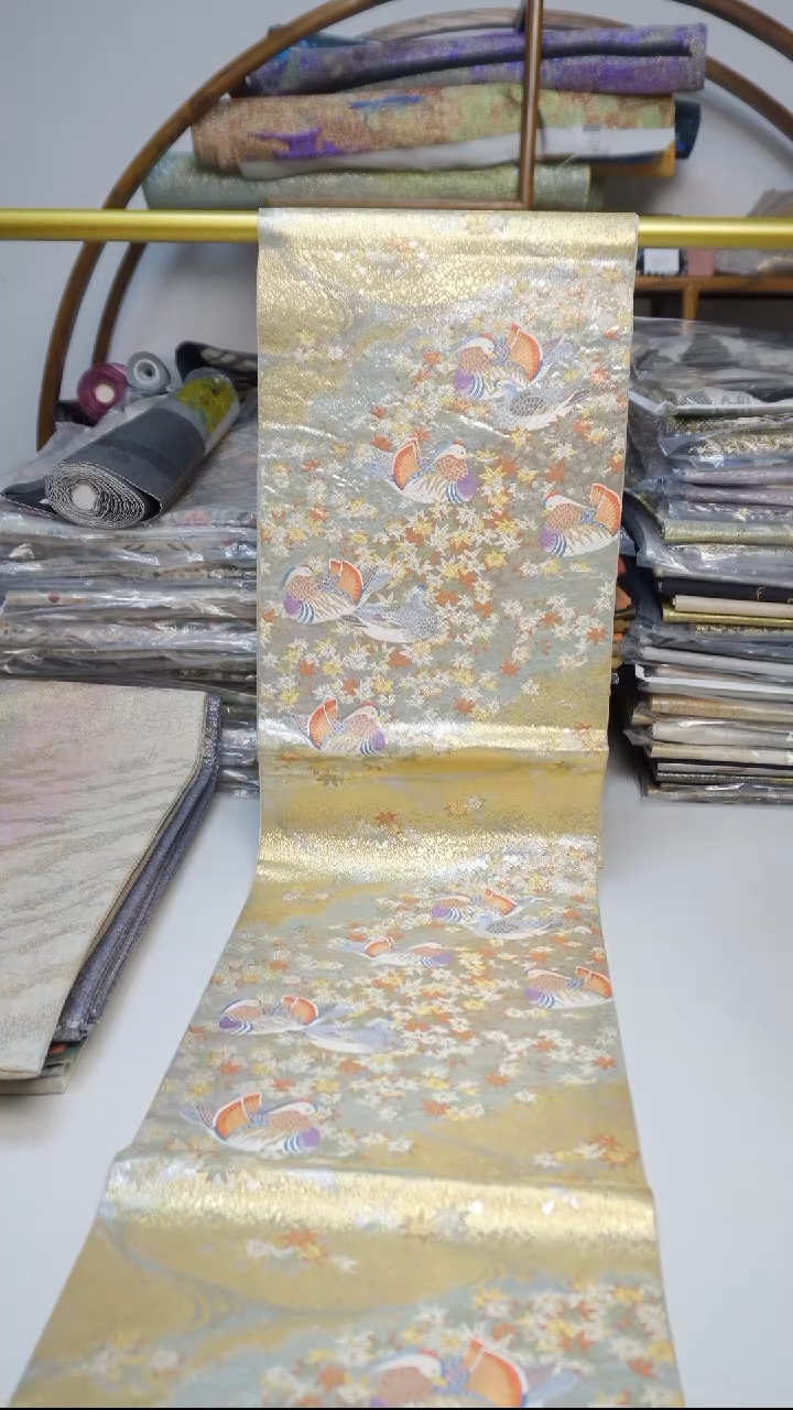 织绣138鸳鸯花卉花卉