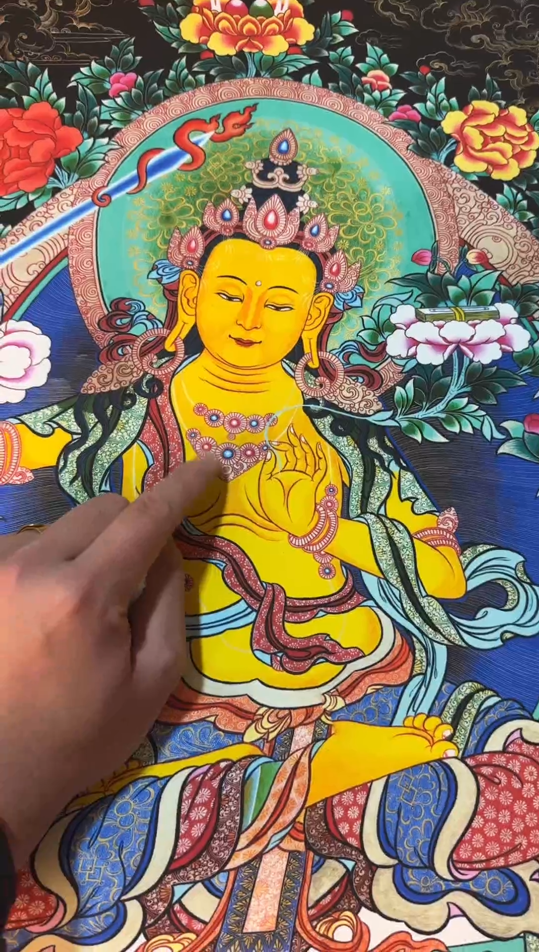 卷轴画精品唐卡===藏藏--横的
