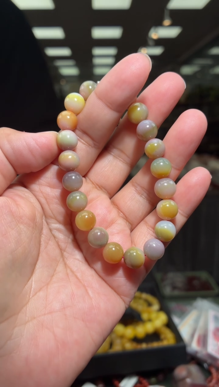 未镶嵌手串玛瑙/玉髓青**初单圈手串一条约9mm多样性发货