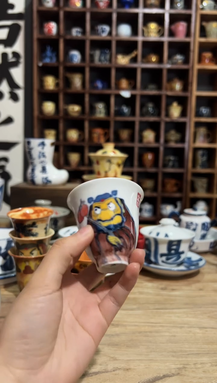 【闪购商品】观云听雨原创手绘茶具