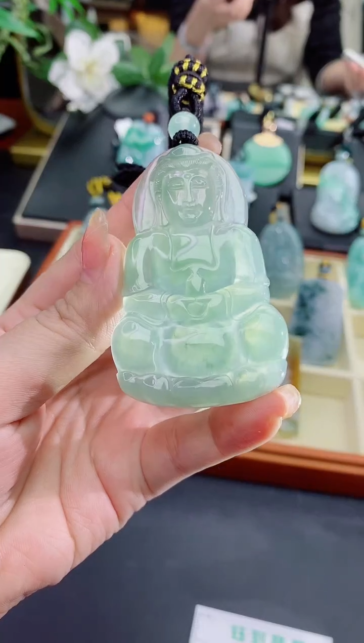 颈饰未镶嵌翡翠缅甸天然翡翠