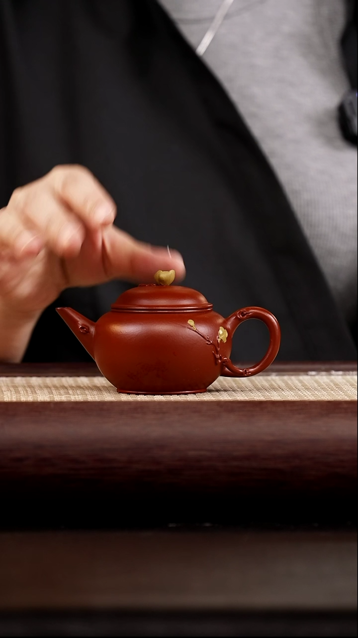 茶壶紫砂李丹 花器 水平