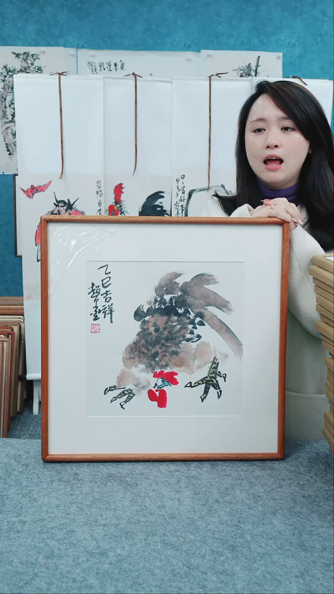 【闪购商品】国画 50*50郑志超老师花鸟