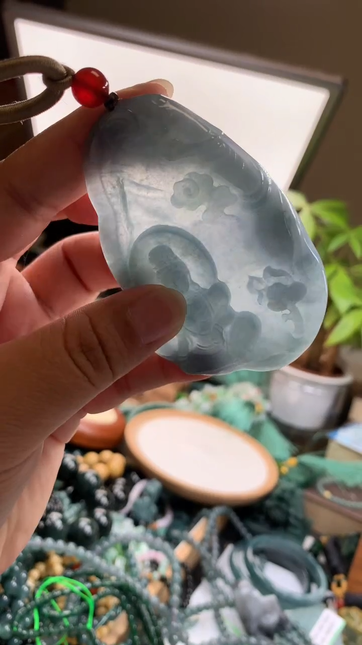 【闪购商品】翡翠颈饰未镶嵌保真天然A货翡翠