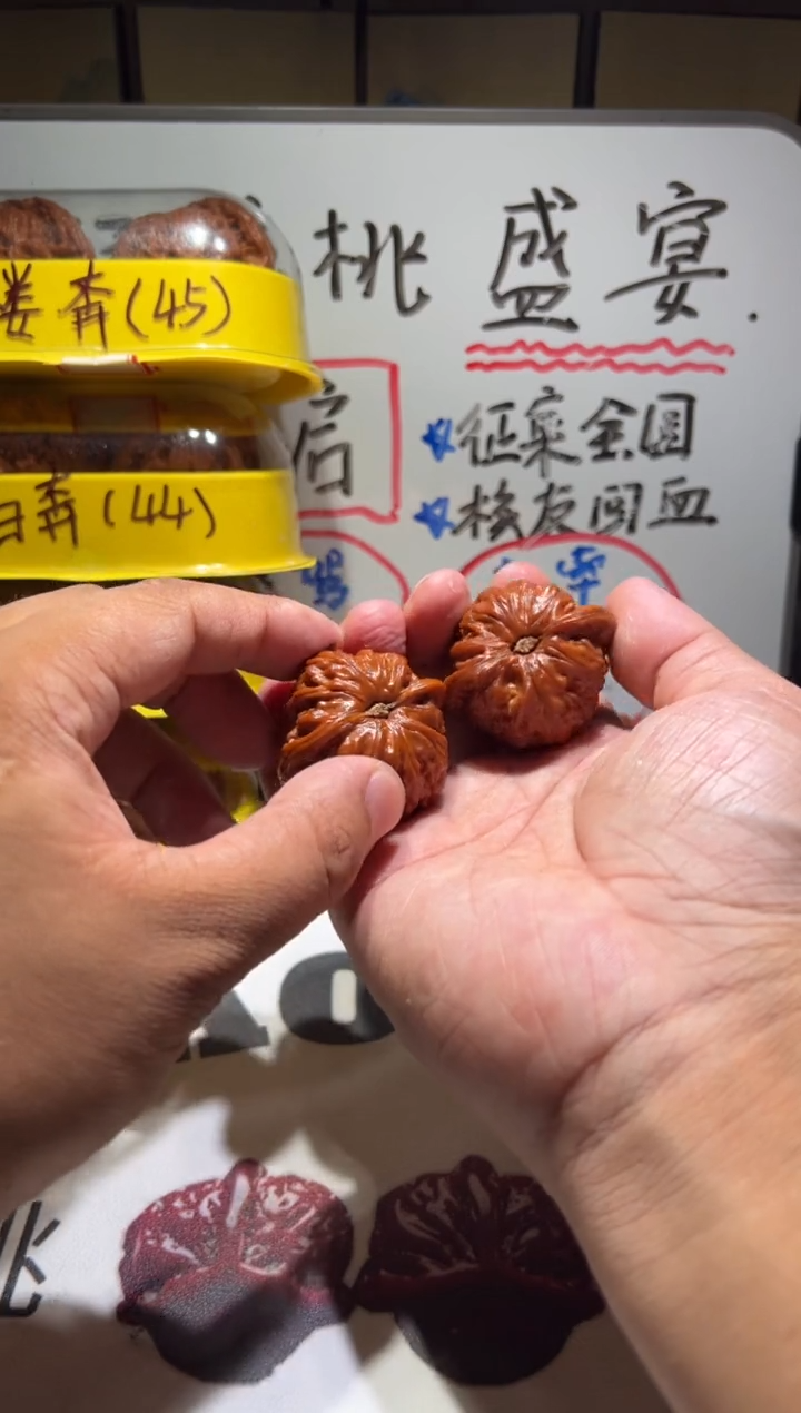 文玩核桃把件白狮子