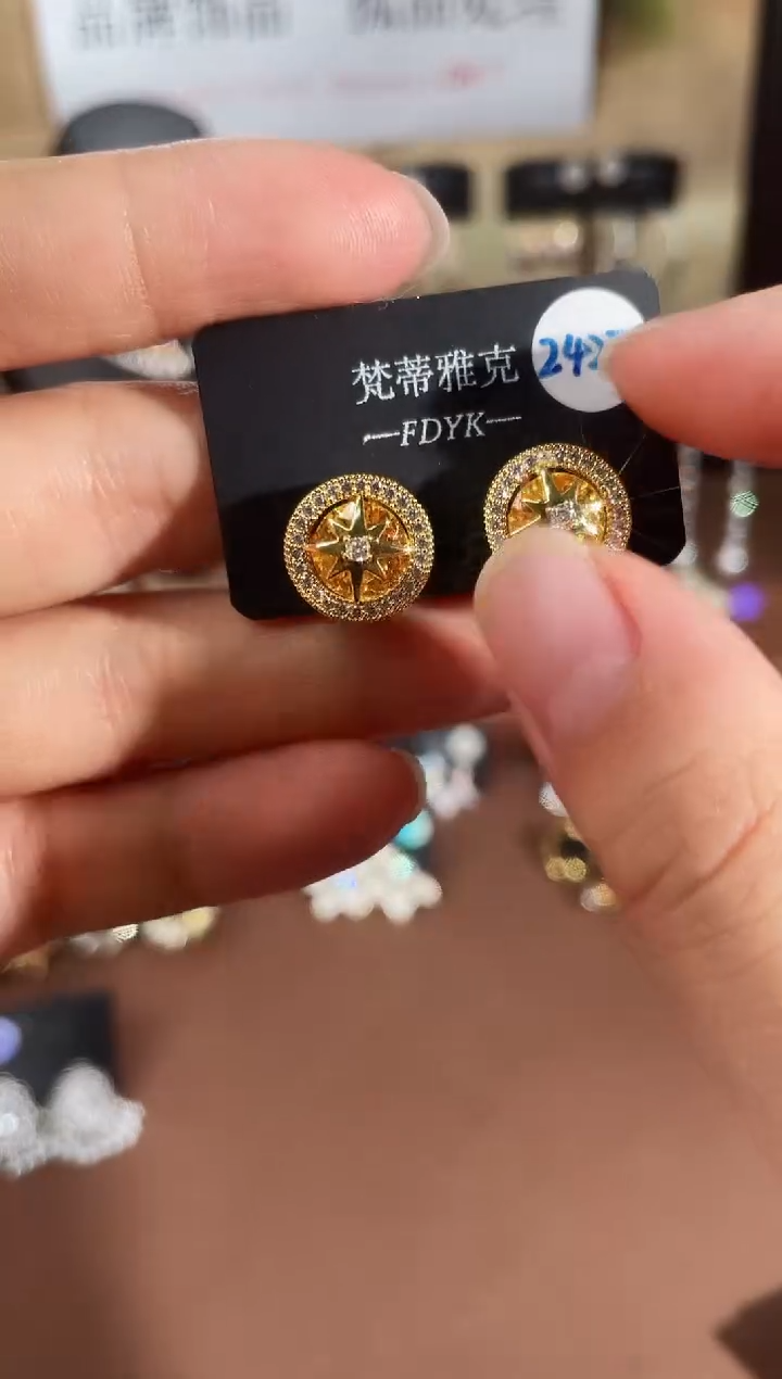 合金925银锆石梵2417