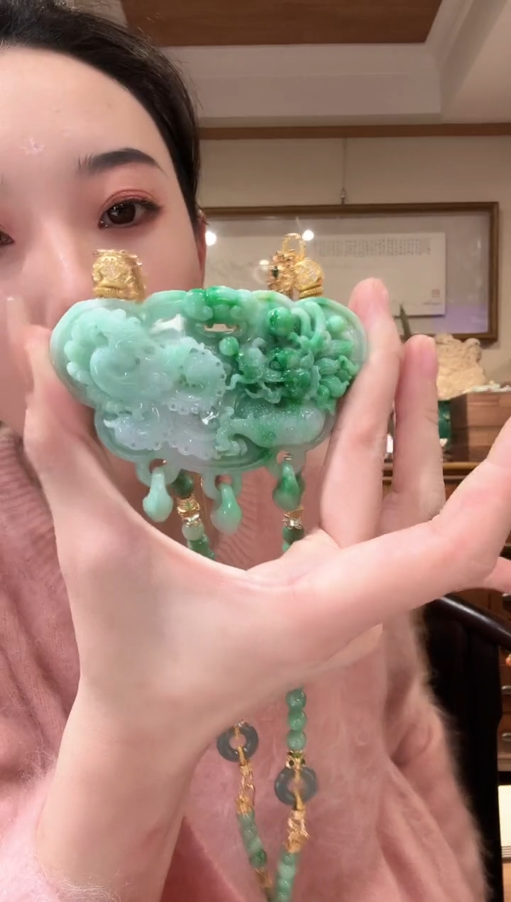 【闪购商品】翡翠颈饰未镶嵌国风