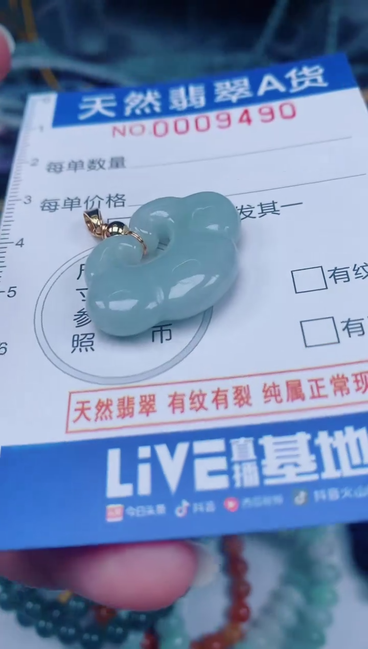 颈饰未镶嵌翡翠00009490