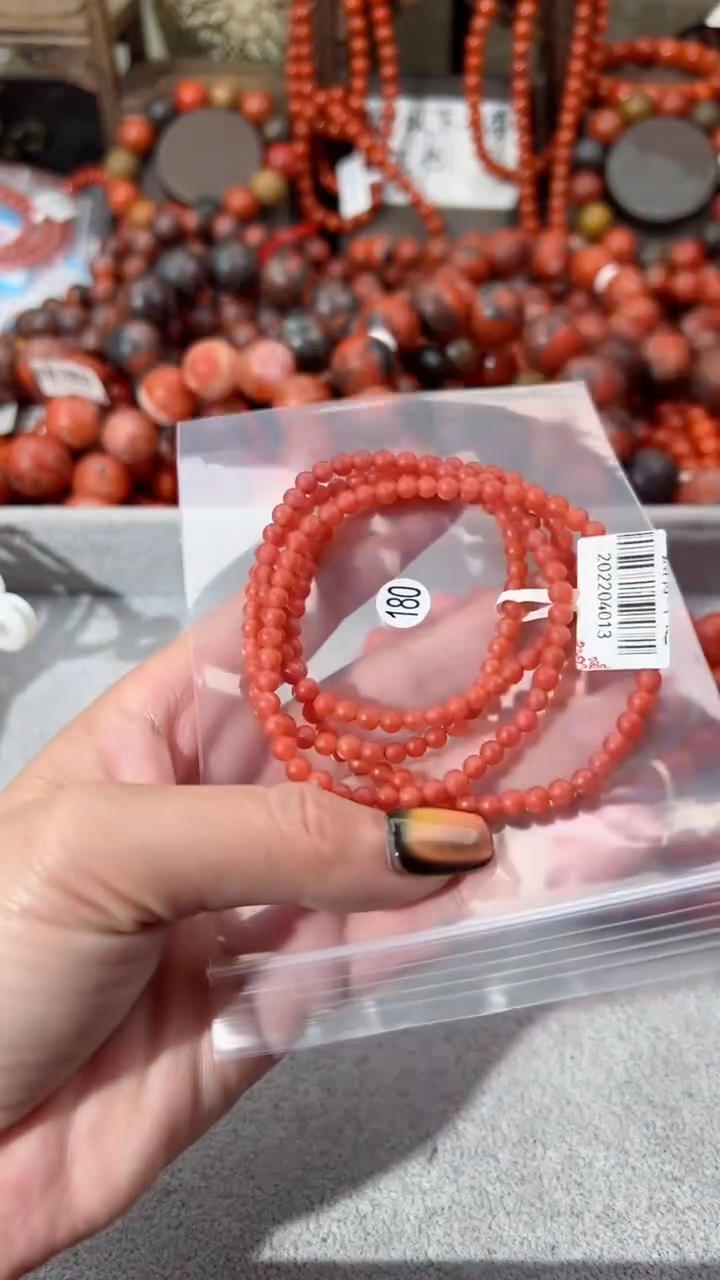 【闪购商品】南红玛瑙未镶嵌手串4+