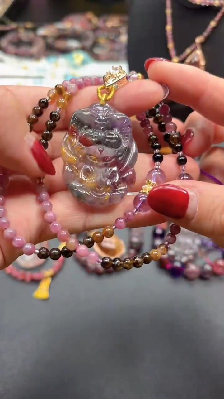 【闪购商品】水晶颈饰未镶嵌【百晶灵儿】天然定制款