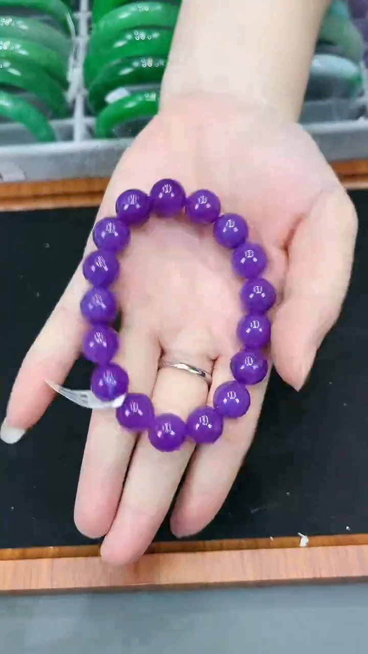 【闪购商品】砖雕s45紫罗兰满色手串