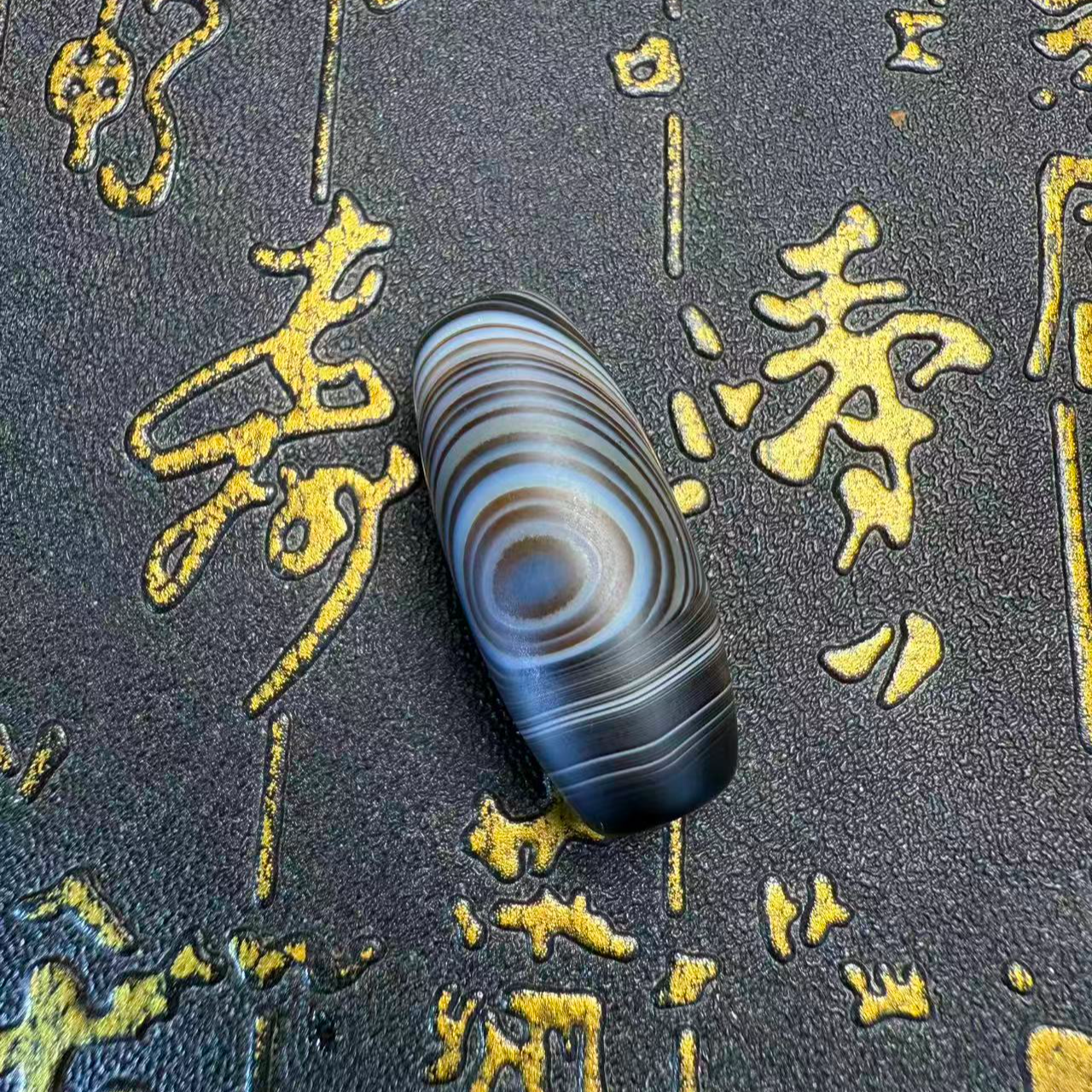 天然带线带眼条纹天珠玛瑙多样性发货