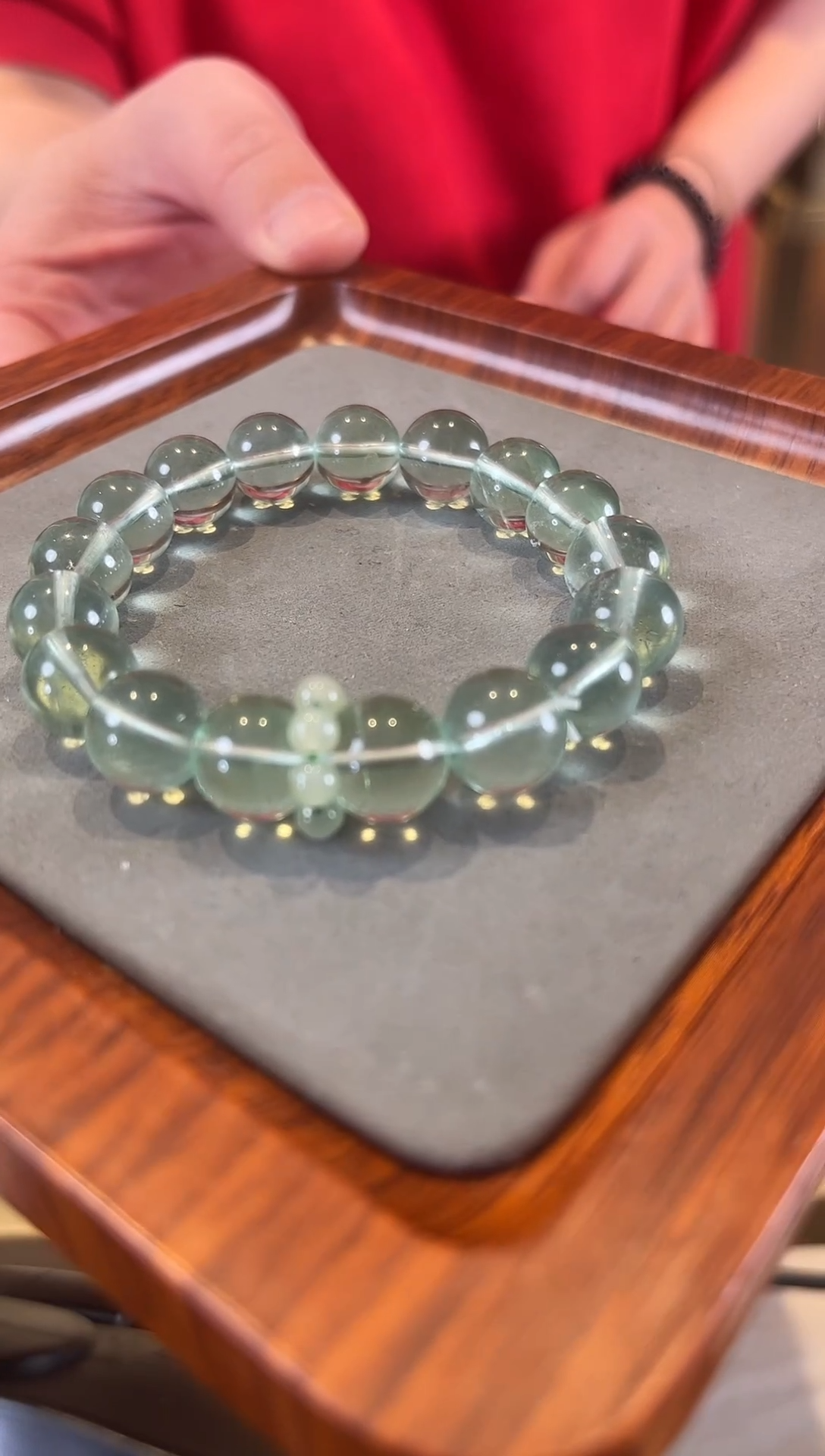 无无绿色手串11mm左右