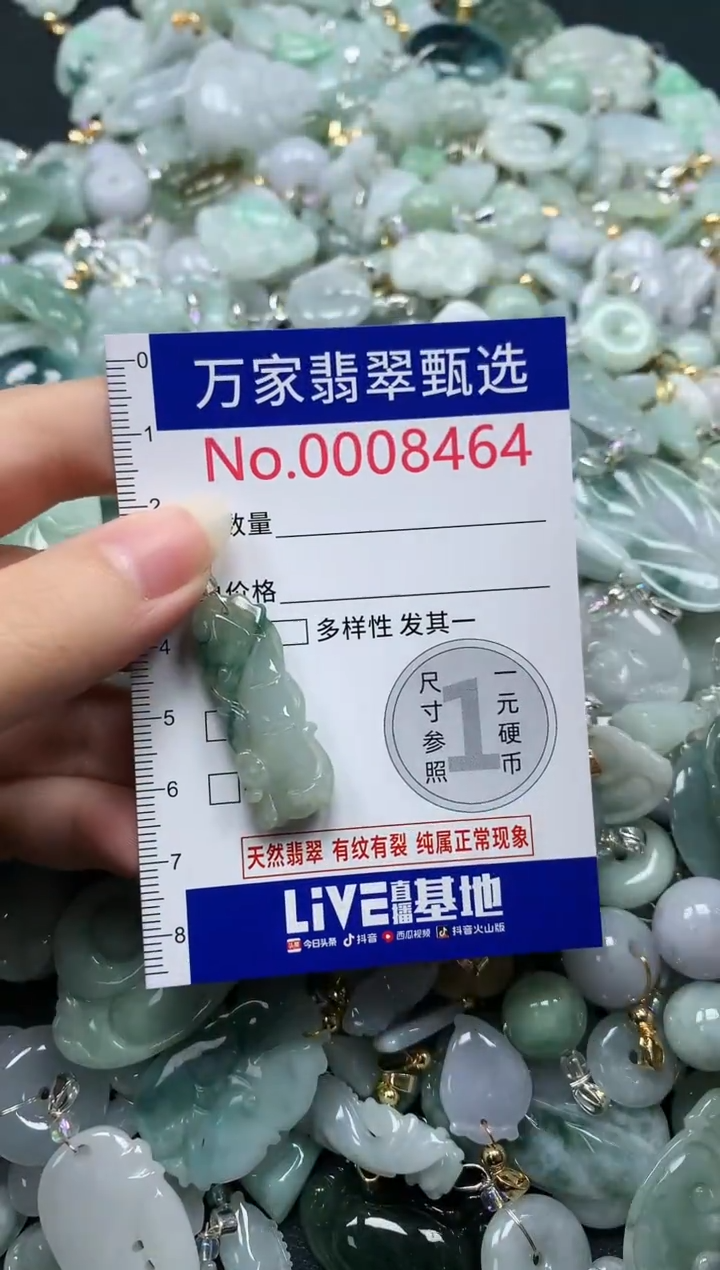 吊坠(不含链)未镶嵌翡翠8464