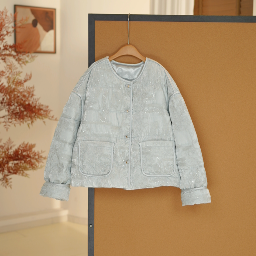 年服女大童新款外套百搭洋气休闲氛围感外套亲子装-SW890