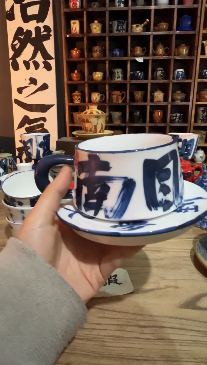 【闪购商品】观云听雨原创手绘茶具