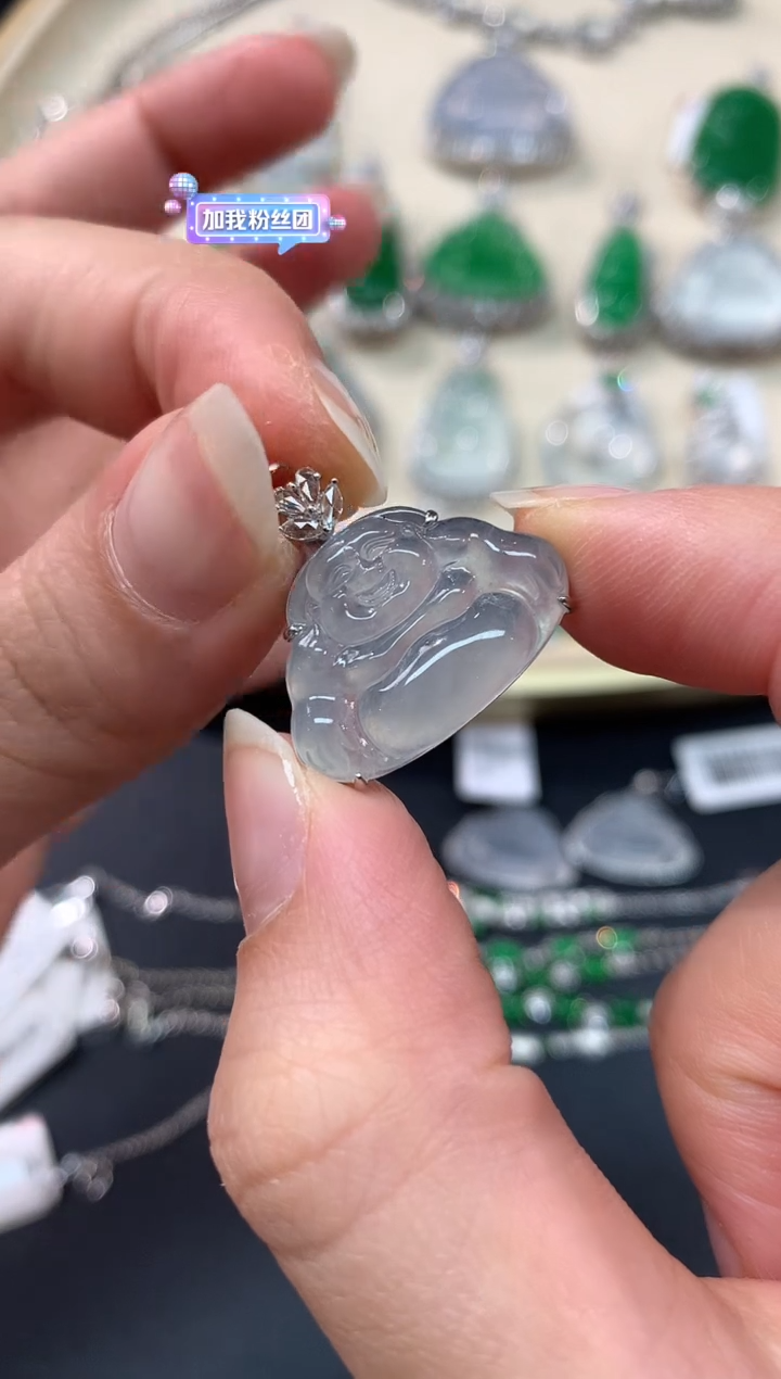 【闪购商品】翡翠吊坠(不含链)18K金镶嵌A425多样性发一件|4980