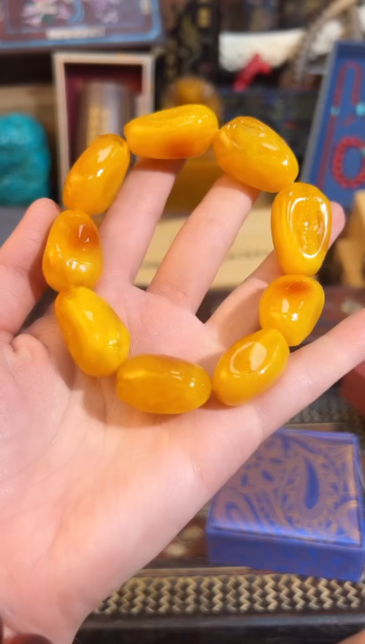 【闪购商品】蜜蜡手链未镶嵌60凯凯凯凯凯凯凯凯