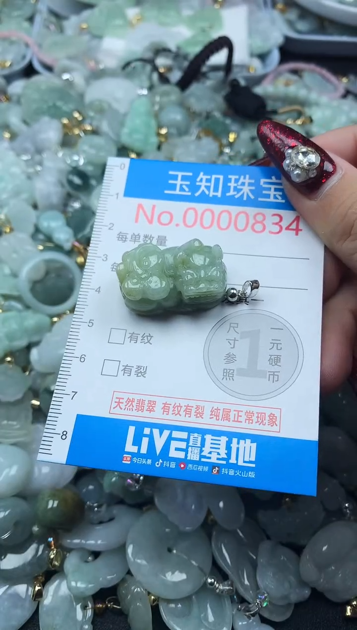 颈饰未镶嵌翡翠834