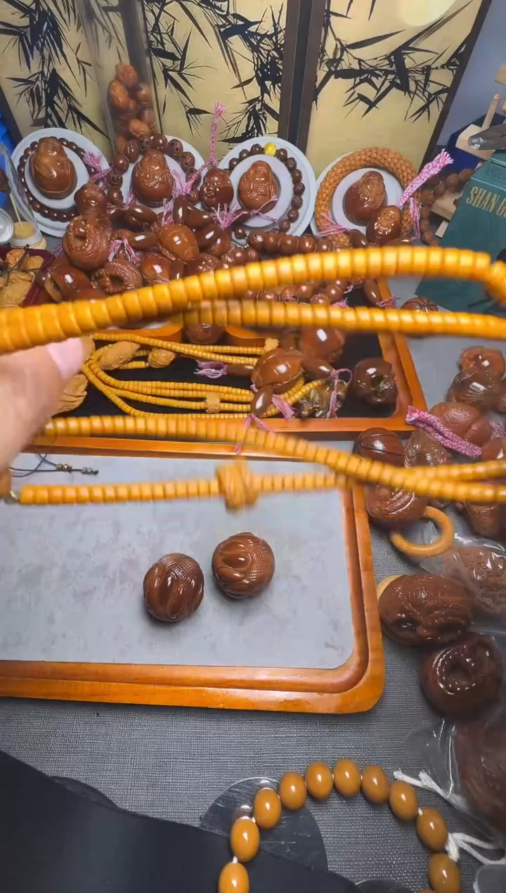 手串橄榄核关公脖挂