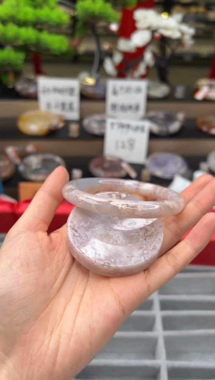 【闪购商品】石英质玉手镯未镶嵌60圈口（赠送镯心）11397