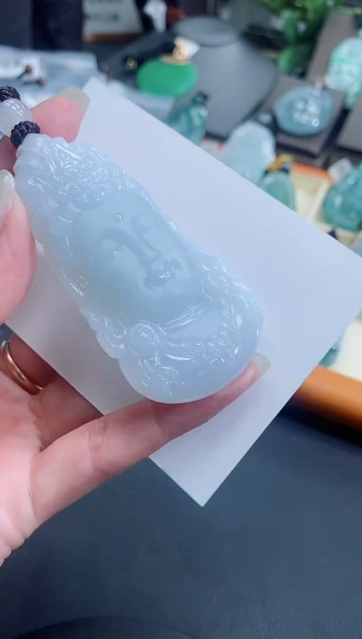 颈饰未镶嵌翡翠缅甸天然翡翠