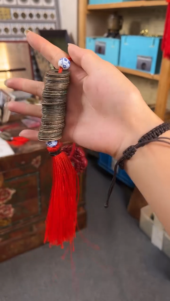 铜北宋钱串子 50枚 古代古钱币