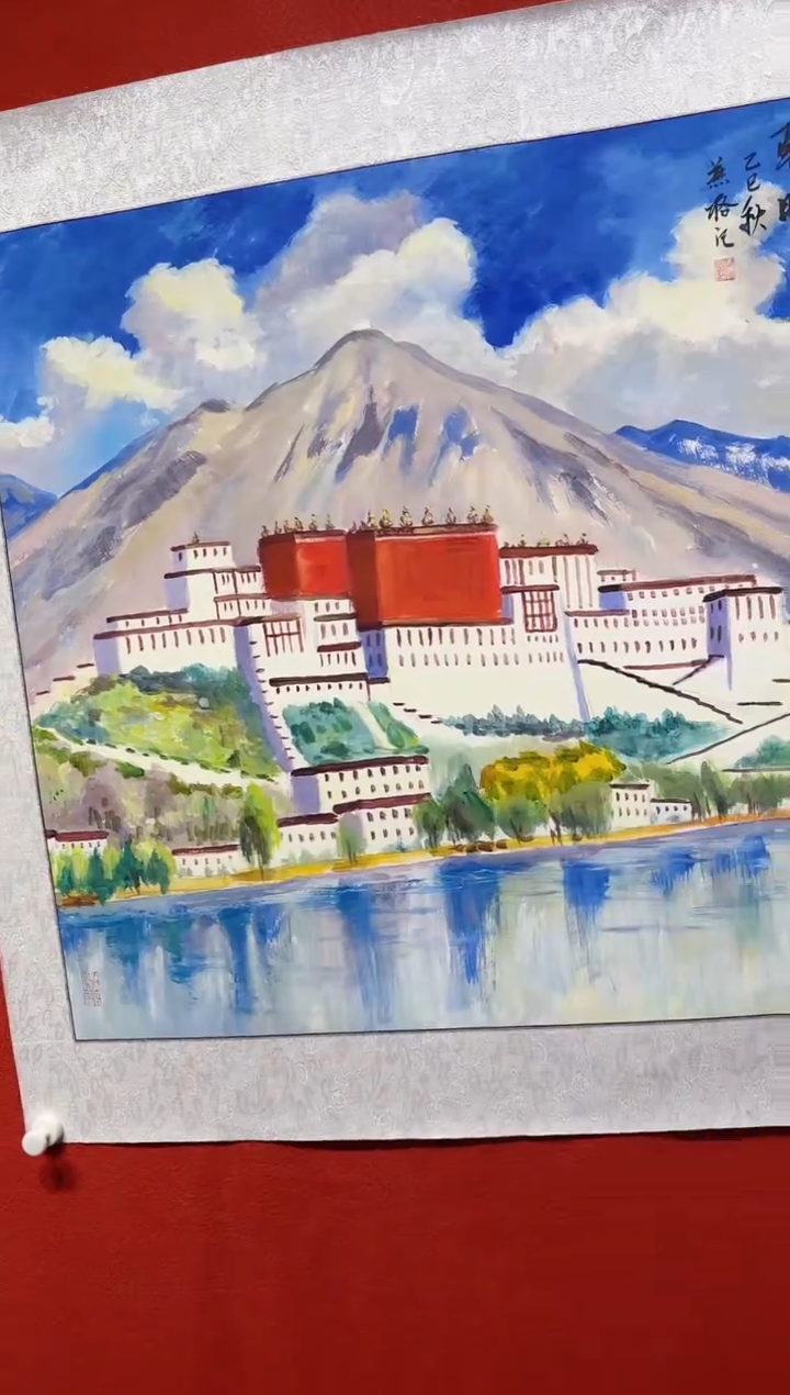 国画秦燕格国画手绘作品Y30