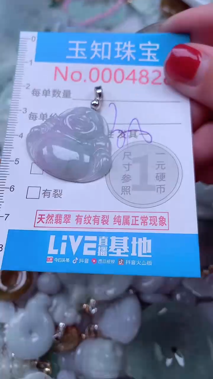 吊坠(不含链)未镶嵌翡翠4828