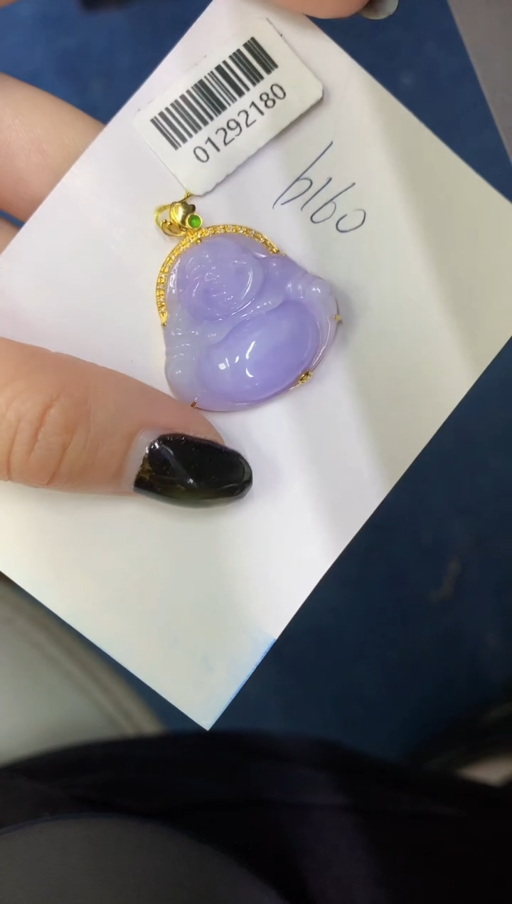 【闪购商品】翡翠18K金镶嵌颈饰00000000000