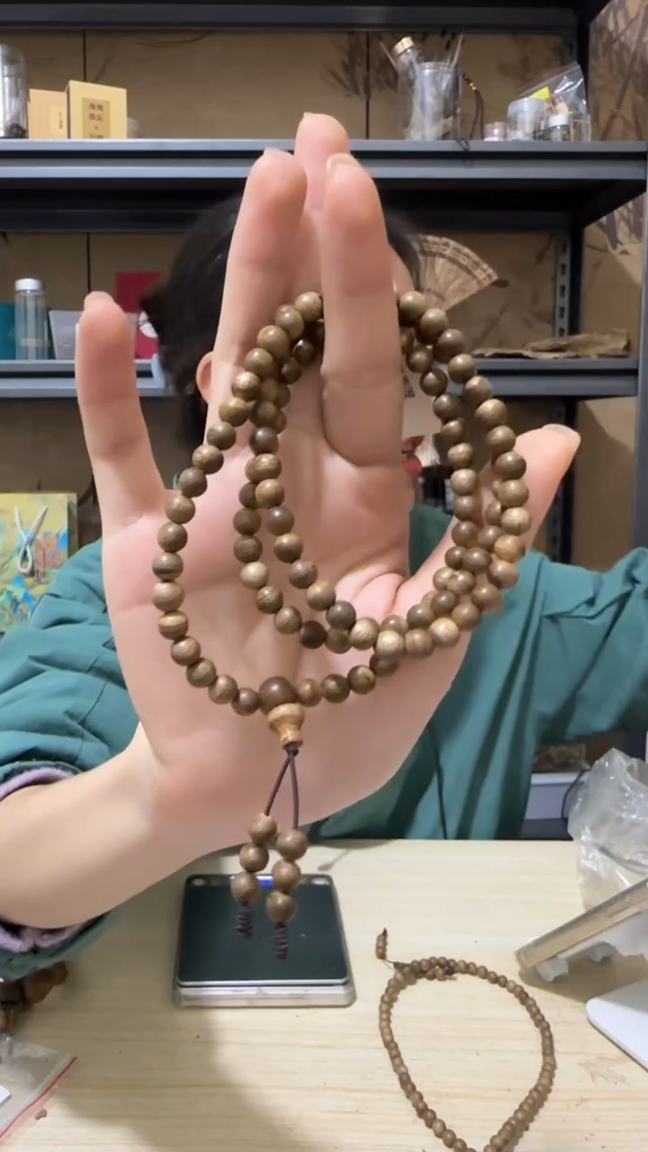 【闪购商品】沉香手串12号马来西亚西马圆珠多圈多样性一条卡6