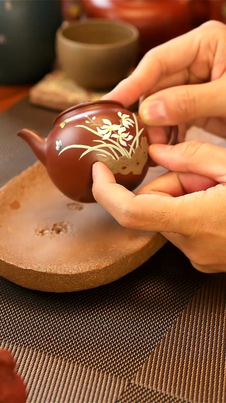 【闪购商品】紫砂茶壶紫泥 巨轮