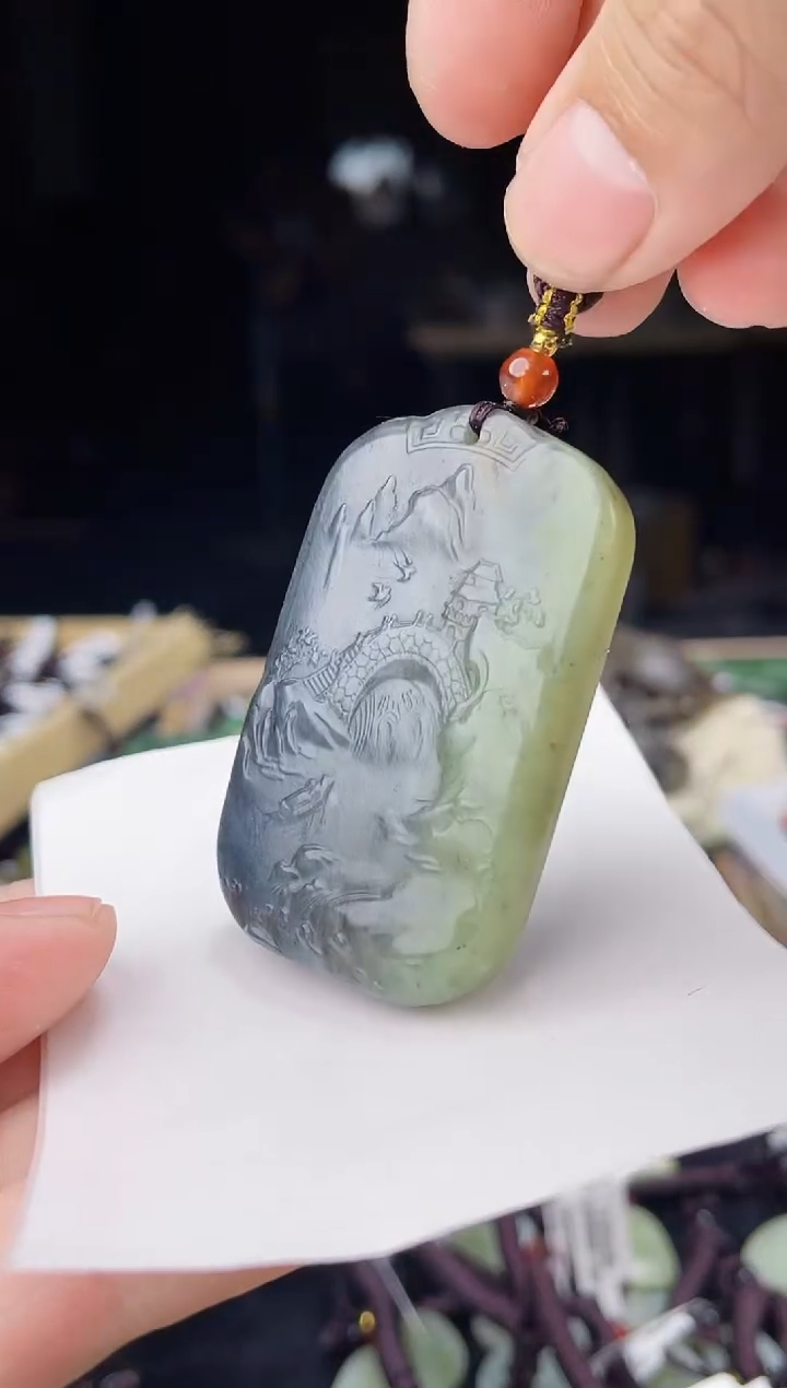 颈饰未镶嵌和田玉1