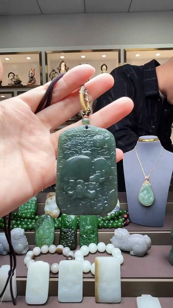 【闪购商品】和田玉颈饰未镶嵌双面苏