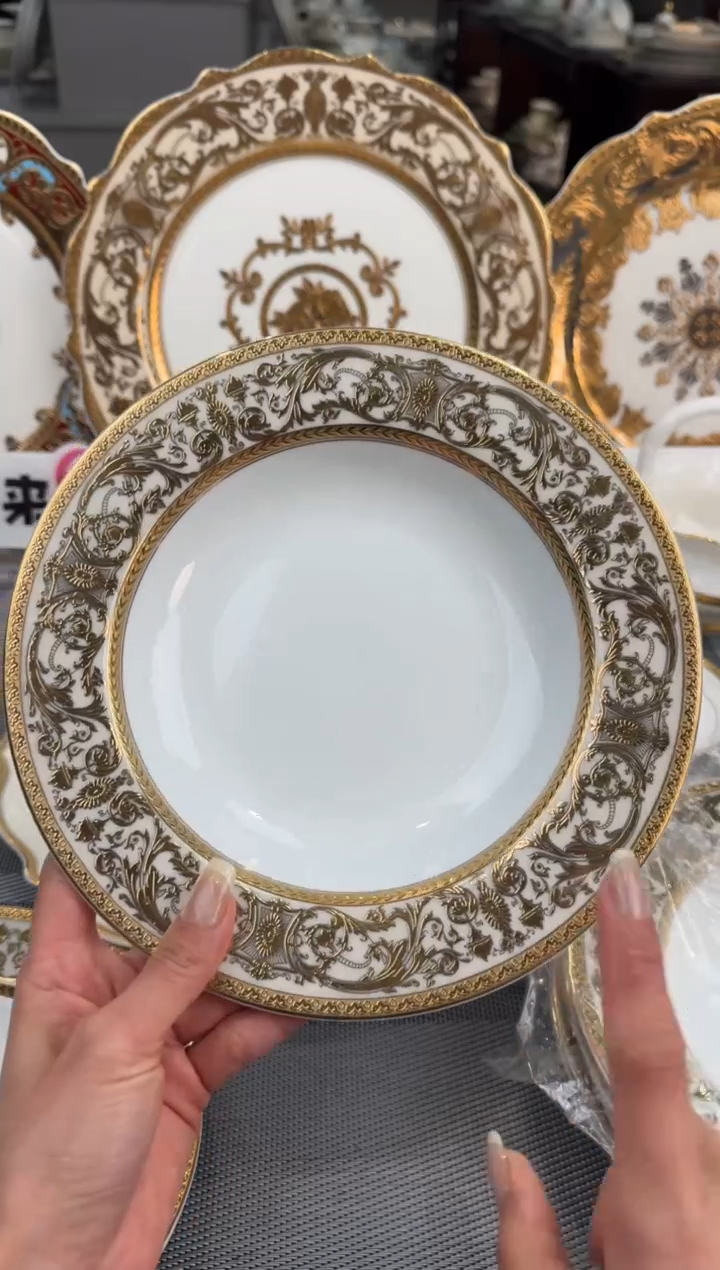 【闪购商品】瓷片8.5寸草帽盘  福利价  福利价